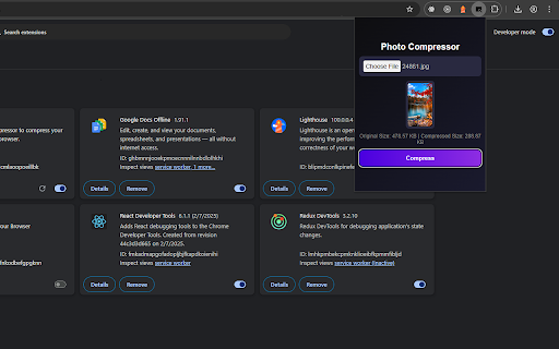 Photo Compressor from Chrome web store to be run with OffiDocs Chromium online Photo Compressor from Chrome web store to be run with OffiDocs Chromium online