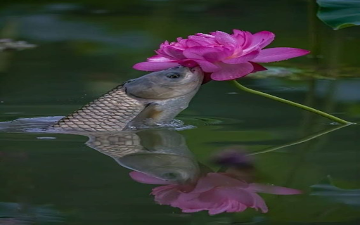 Pink lotus and fish wallpape from Chrome web store to be run with OffiDocs Chromium online Pink lotus and fish wallpape from Chrome web store to be run with OffiDocs Chromium online