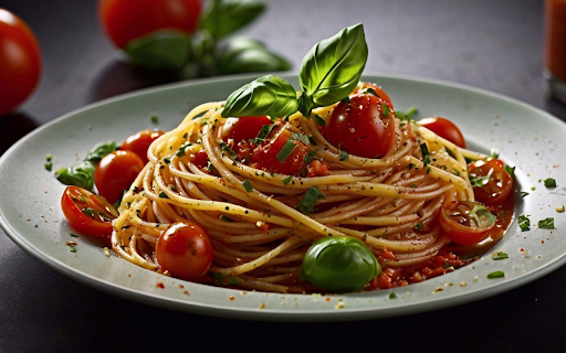 Plate of noodles and cherry tomatoes from Chrome web store to be run with OffiDocs Chromium online Plate of noodles and cherry tomatoes from Chrome web store to be run with OffiDocs Chromium online