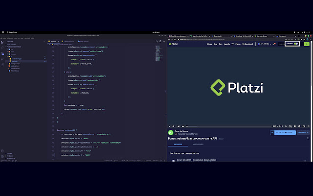 Platzi Full Mode from Chrome web store to be run with OffiDocs Chromium online Platzi Full Mode from Chrome web store to be run with OffiDocs Chromium online