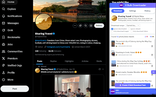 Plucker XBD X Twitter Image Video Bulk Downloader from Chrome web store to be run with OffiDocs Chromium online Plucker XBD X Twitter Image Video Bulk Downloader from Chrome web store to be run with OffiDocs Chromium online