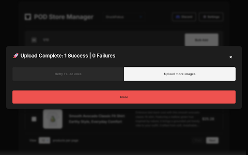 POD Store Manager from Chrome web store to be run with OffiDocs Chromium online POD Store Manager from Chrome web store to be run with OffiDocs Chromium online
