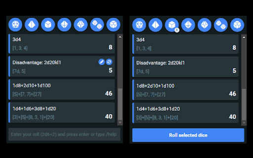 Poly Dice Roller from Chrome web store to be run with OffiDocs Chromium online Poly Dice Roller from Chrome web store to be run with OffiDocs Chromium online