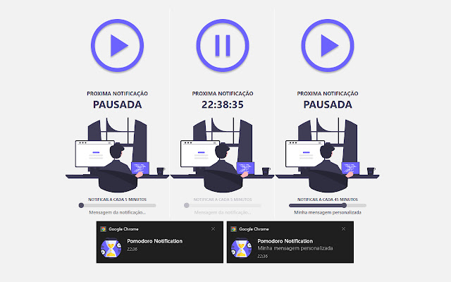 Pomodoro Notification from Chrome web store to be run with OffiDocs Chromium online Pomodoro Notification from Chrome web store to be run with OffiDocs Chromium online