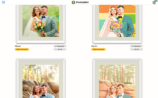 PortraitArt.app Quick Access from Chrome web store to be run with OffiDocs Chromium online PortraitArt.app Quick Access from Chrome web store to be run with OffiDocs Chromium online