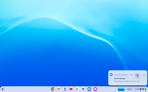 Positive Message Extension from Chrome web store to be run with OffiDocs Chromium online Positive Message Extension from Chrome web store to be run with OffiDocs Chromium online