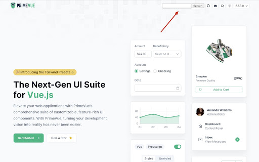 PrimeVue v3 Search from Chrome web store to be run with OffiDocs Chromium online PrimeVue v3 Search from Chrome web store to be run with OffiDocs Chromium online