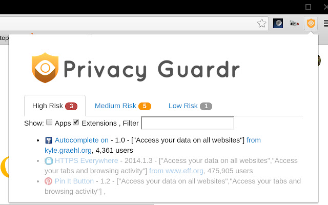 Privacy Guardr from Chrome web store to be run with OffiDocs Chromium online Privacy Guardr from Chrome web store to be run with OffiDocs Chromium online