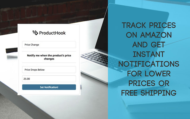 ProductHook Amazon Price Notifications from Chrome web store to be run with OffiDocs Chromium online ProductHook Amazon Price Notifications from Chrome web store to be run with OffiDocs Chromium online