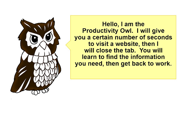 Productivity Owl from Chrome web store to be run with OffiDocs Chromium online Productivity Owl from Chrome web store to be run with OffiDocs Chromium online