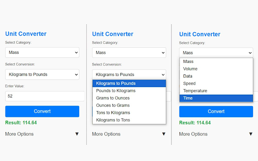 Professional Unit Converter from Chrome web store to be run with OffiDocs Chromium online Professional Unit Converter from Chrome web store to be run with OffiDocs Chromium online