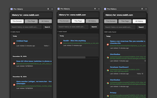 Pro History from Chrome web store to be run with OffiDocs Chromium online Pro History from Chrome web store to be run with OffiDocs Chromium online
