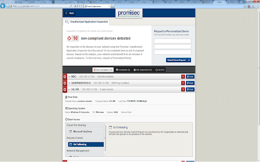Promisec Demo from Chrome web store to be run with OffiDocs Chromium online Promisec Demo from Chrome web store to be run with OffiDocs Chromium online