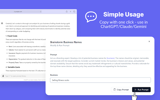 Prompt book from Chrome web store to be run with OffiDocs Chromium online Prompt book from Chrome web store to be run with OffiDocs Chromium online