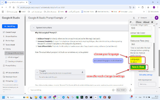 Prompt Navigator for Google AI Studio from Chrome web store to be run with OffiDocs Chromium online Prompt Navigator for Google AI Studio from Chrome web store to be run with OffiDocs Chromium online