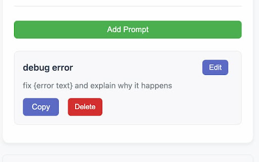 PromptShelf from Chrome web store to be run with OffiDocs Chromium online PromptShelf from Chrome web store to be run with OffiDocs Chromium online