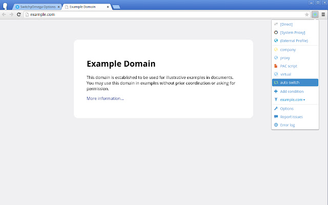 Proxy SwitchyOmega from Chrome web store to be run with OffiDocs Chromium online Proxy SwitchyOmega from Chrome web store to be run with OffiDocs Chromium online
