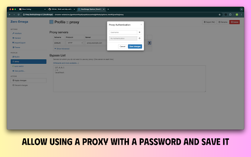 Proxy SwitchyOmega v3 (ZeroOmega) from Chrome web store to be run with OffiDocs Chromium online Proxy SwitchyOmega v3 (ZeroOmega) from Chrome web store to be run with OffiDocs Chromium online