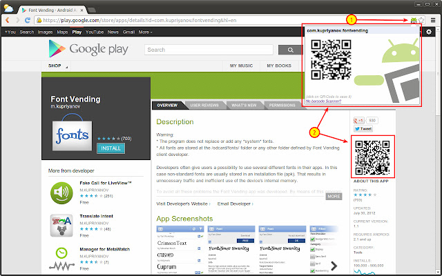 QR Code Generator for Google Play™ on Web from Chrome web store to be run with OffiDocs Chromium online QR Code Generator for Google Play™ on Web from Chrome web store to be run with OffiDocs Chromium online