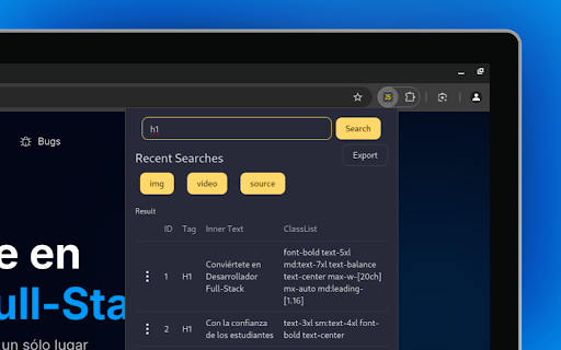 Query Selector Tool from Chrome web store to be run with OffiDocs Chromium online Query Selector Tool from Chrome web store to be run with OffiDocs Chromium online