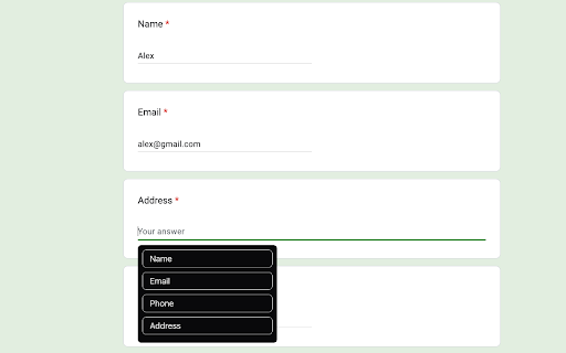 QuickFill Your Ultimate Form Autofiller from Chrome web store to be run with OffiDocs Chromium online QuickFill Your Ultimate Form Autofiller from Chrome web store to be run with OffiDocs Chromium online
