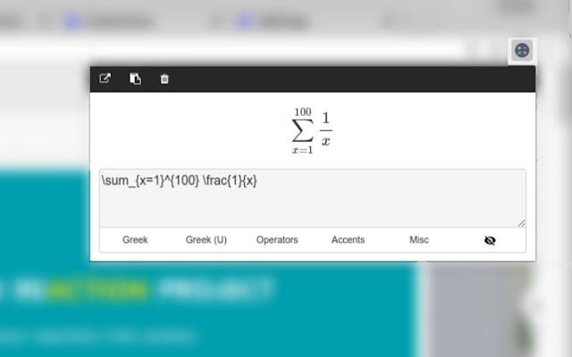 QuickLaTex from Chrome web store to be run with OffiDocs Chromium online QuickLaTex from Chrome web store to be run with OffiDocs Chromium online