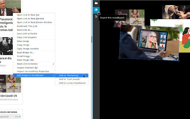 Quick moodboards from Chrome web store to be run with OffiDocs Chromium online Quick moodboards from Chrome web store to be run with OffiDocs Chromium online