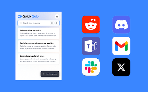 QuickQuip from Chrome web store to be run with OffiDocs Chromium online QuickQuip from Chrome web store to be run with OffiDocs Chromium online