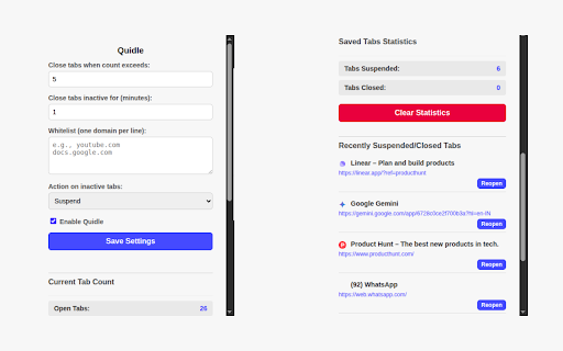 Quidle from Chrome web store to be run with OffiDocs Chromium online Quidle from Chrome web store to be run with OffiDocs Chromium online