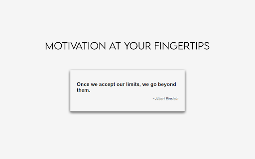 Quotey Inspirational Quotes from Chrome web store to be run with OffiDocs Chromium online Quotey Inspirational Quotes from Chrome web store to be run with OffiDocs Chromium online
