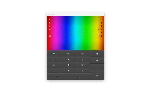 Rainbow Calculator from Chrome web store to be run with OffiDocs Chromium online Rainbow Calculator from Chrome web store to be run with OffiDocs Chromium online
