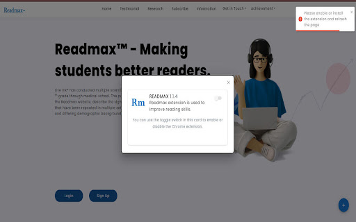 Readmax Switch from Chrome web store to be run with OffiDocs Chromium online Readmax Switch from Chrome web store to be run with OffiDocs Chromium online