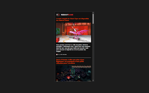 Reboot Game Actus en direct from Chrome web store to be run with OffiDocs Chromium online Reboot Game Actus en direct from Chrome web store to be run with OffiDocs Chromium online
