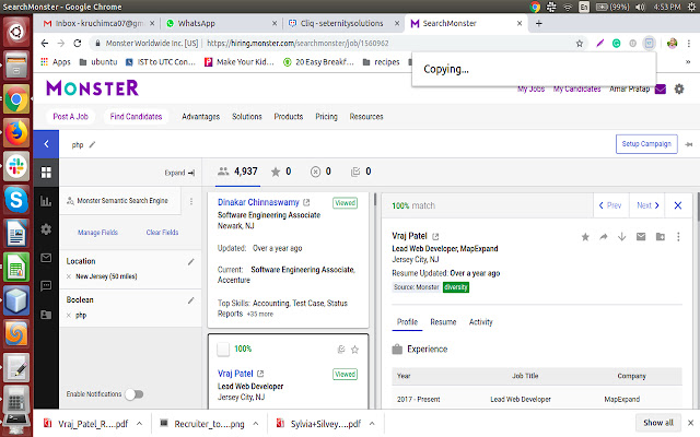Recruiter Tool from Chrome web store to be run with OffiDocs Chromium online Recruiter Tool from Chrome web store to be run with OffiDocs Chromium online