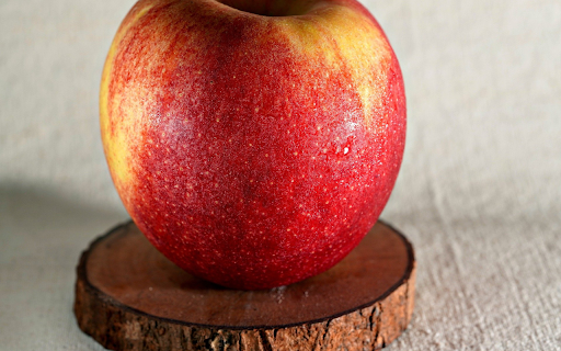 Red apple on wooden base from Chrome web store to be run with OffiDocs Chromium online Red apple on wooden base from Chrome web store to be run with OffiDocs Chromium online