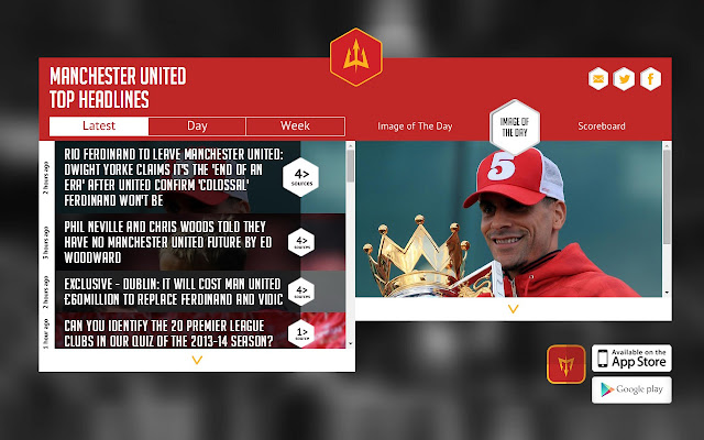 Red Devils News Sportfusion from Chrome web store to be run with OffiDocs Chromium online Red Devils News Sportfusion from Chrome web store to be run with OffiDocs Chromium online