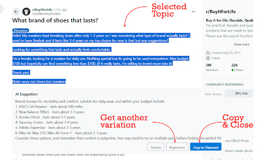 Reddit AI Assistant from Chrome web store to be run with OffiDocs Chromium online Reddit AI Assistant from Chrome web store to be run with OffiDocs Chromium online