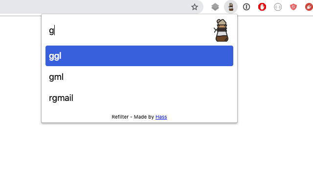 Refilter from Chrome web store to be run with OffiDocs Chromium online Refilter from Chrome web store to be run with OffiDocs Chromium online