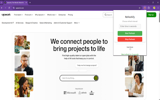 Refreshify Auto Refresh Page Page Monitor Easily from Chrome web store to be run with OffiDocs Chromium online Refreshify Auto Refresh Page Page Monitor Easily from Chrome web store to be run with OffiDocs Chromium online