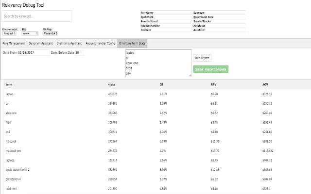 Relevancy Debugger from Chrome web store to be run with OffiDocs Chromium online Relevancy Debugger from Chrome web store to be run with OffiDocs Chromium online