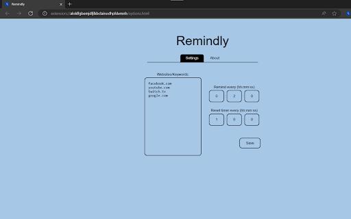 Remindly from Chrome web store to be run with OffiDocs Chromium online Remindly from Chrome web store to be run with OffiDocs Chromium online