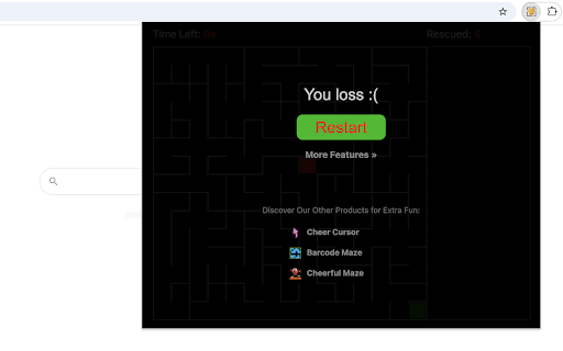 Rescue Maze from Chrome web store to be run with OffiDocs Chromium online Rescue Maze from Chrome web store to be run with OffiDocs Chromium online