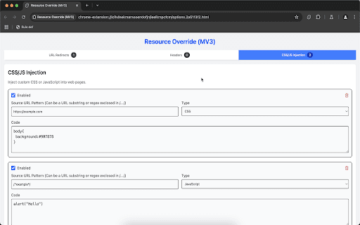 Resource Override (MV3) from Chrome web store to be run with OffiDocs Chromium online Resource Override (MV3) from Chrome web store to be run with OffiDocs Chromium online