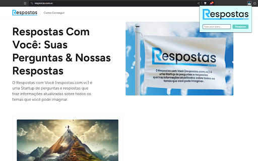 Respostas com Você from Chrome web store to be run with OffiDocs Chromium online Respostas com Você from Chrome web store to be run with OffiDocs Chromium online