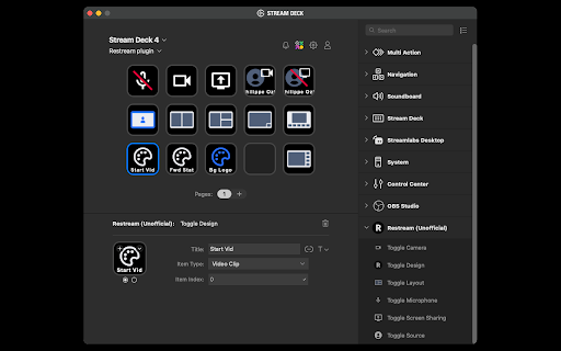 Restream Studio Controls for Stream Deck from Chrome web store to be run with OffiDocs Chromium online Restream Studio Controls for Stream Deck from Chrome web store to be run with OffiDocs Chromium online