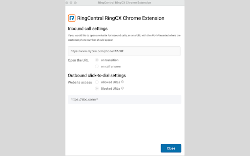 RingCentral RingCX Chrome Extension from Chrome web store to be run with OffiDocs Chromium online RingCentral RingCX Chrome Extension from Chrome web store to be run with OffiDocs Chromium online