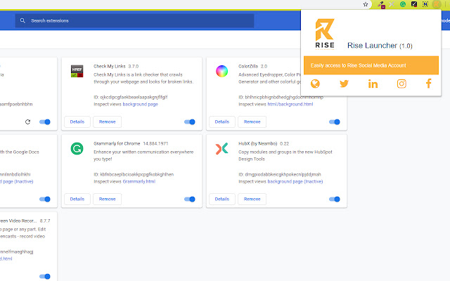 Rise Media Launcher from Chrome web store to be run with OffiDocs Chromium online Rise Media Launcher from Chrome web store to be run with OffiDocs Chromium online