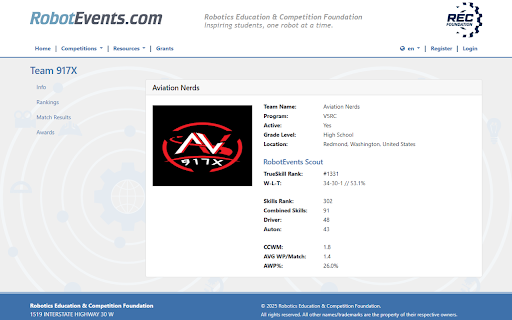 RobotEvents Scout from Chrome web store to be run with OffiDocs Chromium online RobotEvents Scout from Chrome web store to be run with OffiDocs Chromium online