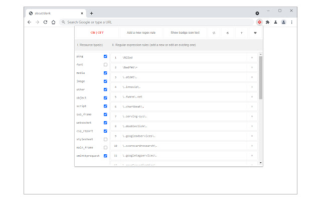 Rule AdBlocker from Chrome web store to be run with OffiDocs Chromium online Rule AdBlocker from Chrome web store to be run with OffiDocs Chromium online