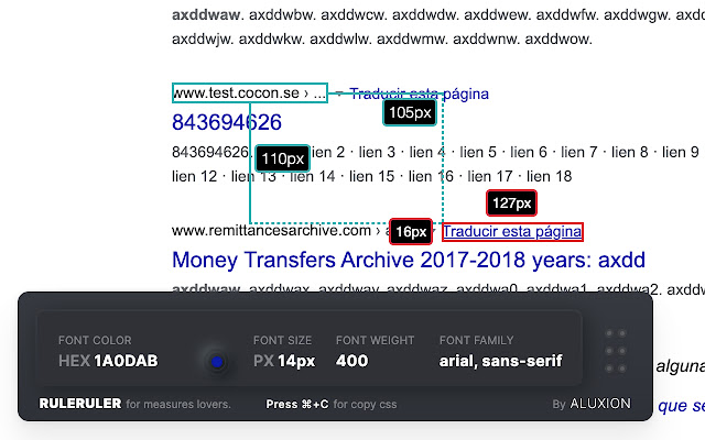 Ruleruler from Chrome web store to be run with OffiDocs Chromium online Ruleruler from Chrome web store to be run with OffiDocs Chromium online
